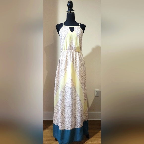 Robe Maxi Wet Seal Taille L (Juniors) - Occasion Très Bon état, Multicolore, Longueur Longue